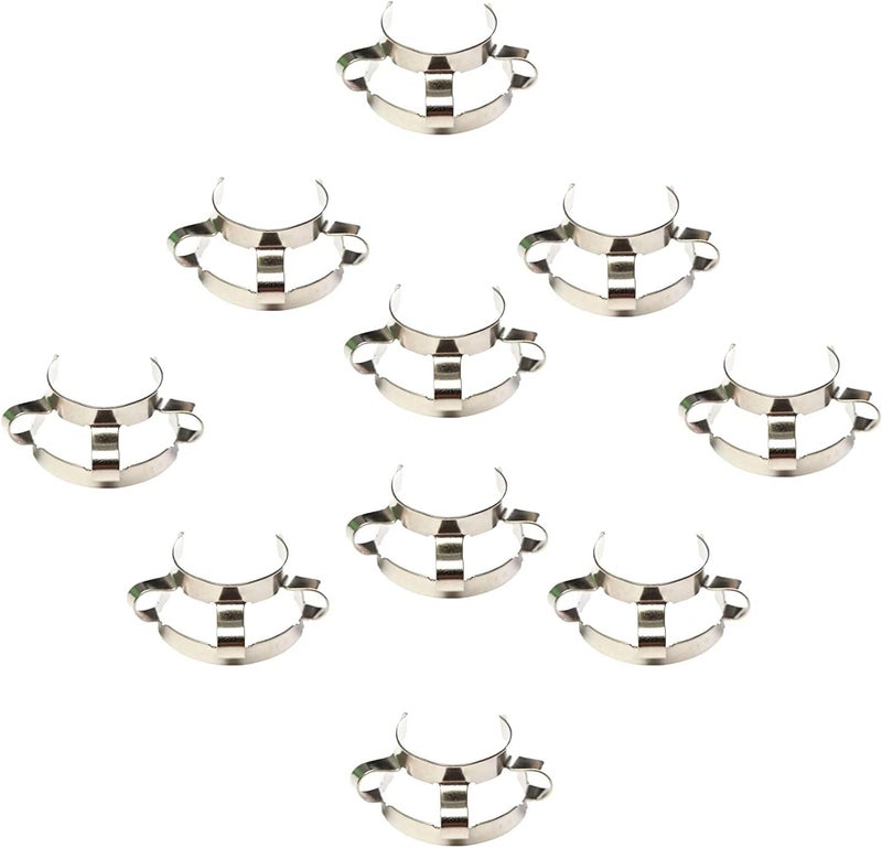 Dinglab 20Pcs 24#,Metal Clip,Keck Clamp,24/29 & 24/40 Glass Ground Joint - Image 2